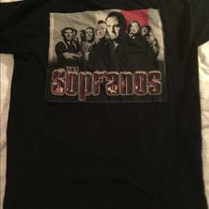 vintage sopranos t shirt HBO 90s